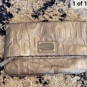 Marc by Marc Jacobs Leather Metalic Clutch
